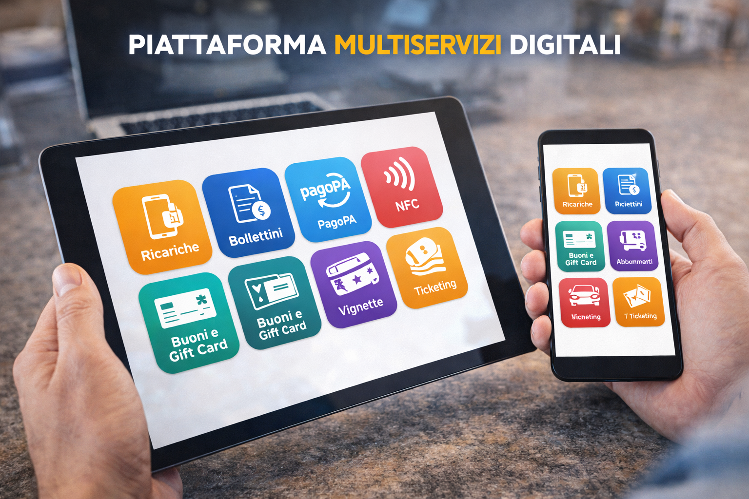 Piattaforma digitale multiservizi in uso